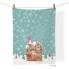 Gingerbread House Cotton Tea Towel - Freshie & Zero Studio Shop