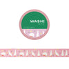Geese on Pink Washi Tape - Freshie & Zero Studio Shop