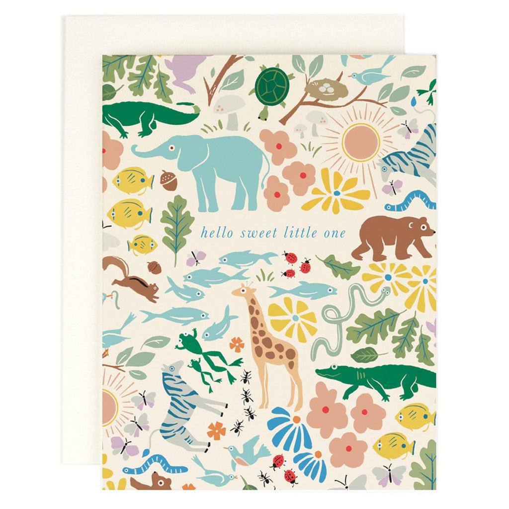 Sweet Little One Greeting Card: Single Card - Freshie & Zero Studio Shop
