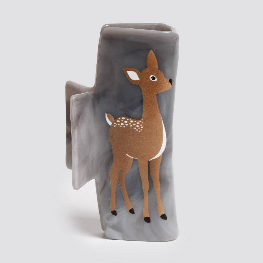 Fawn Gray Marble Hair Claw Clip - Freshie & Zero Studio Shop