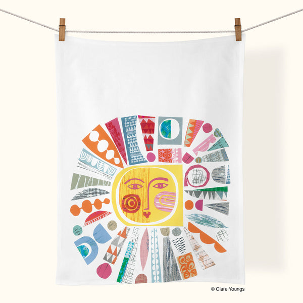 Mid Century Sun Tea Towel by Werkshoppe - Freshie & Zero Studio Shop