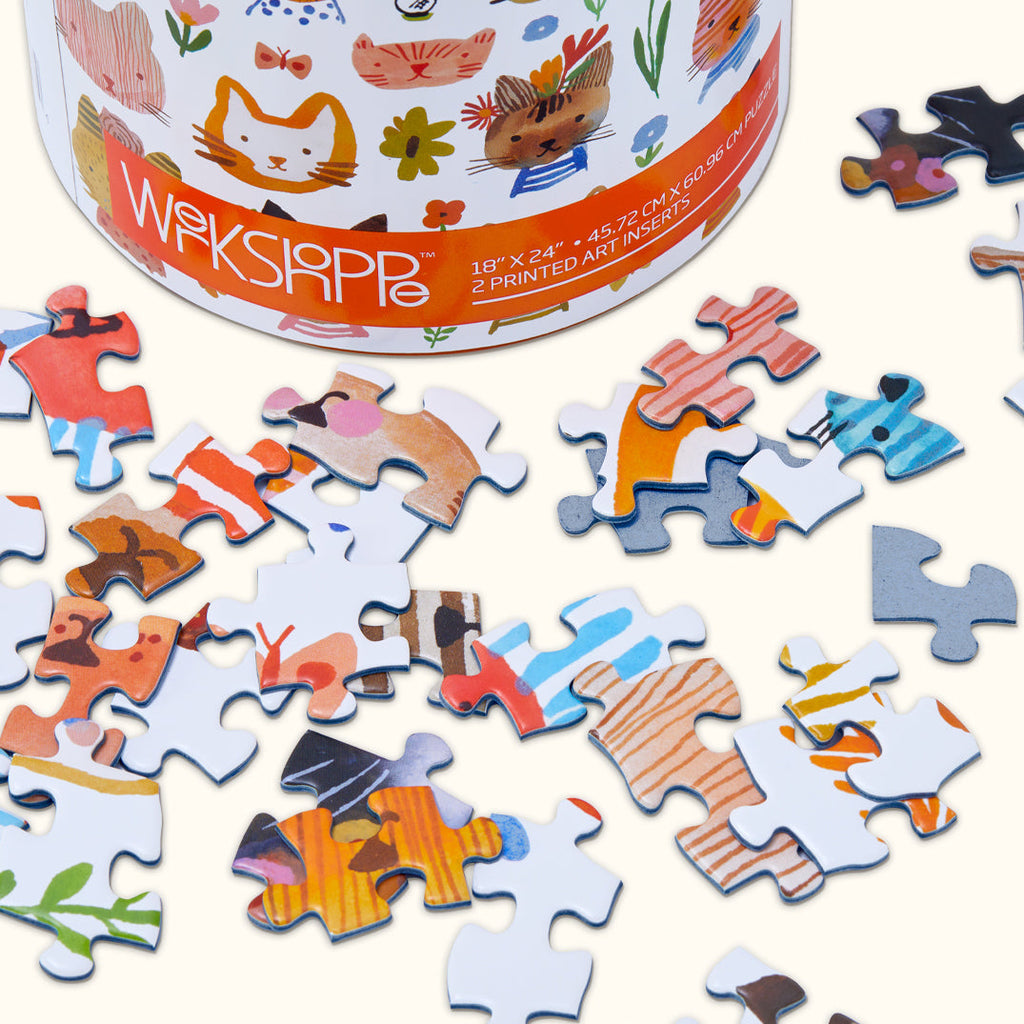 Kitty Parade - 500 Pieces Jigsaw Puzzle - Freshie & Zero Studio Shop