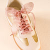 Sheer Ribbon Shoelaces - Mauve - Freshie & Zero Studio Shop