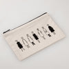 100 Ladies Ready-to-Embroider Zipper Pouch - Freshie & Zero Studio Shop
