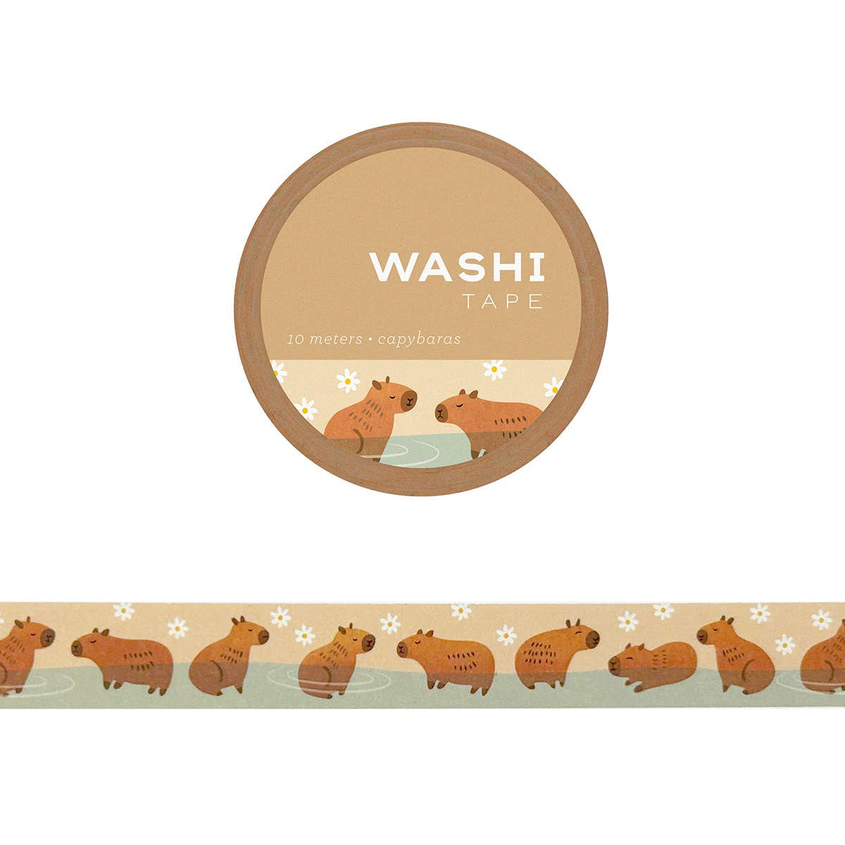 Capybaras Washi Tape– Freshie & Zero