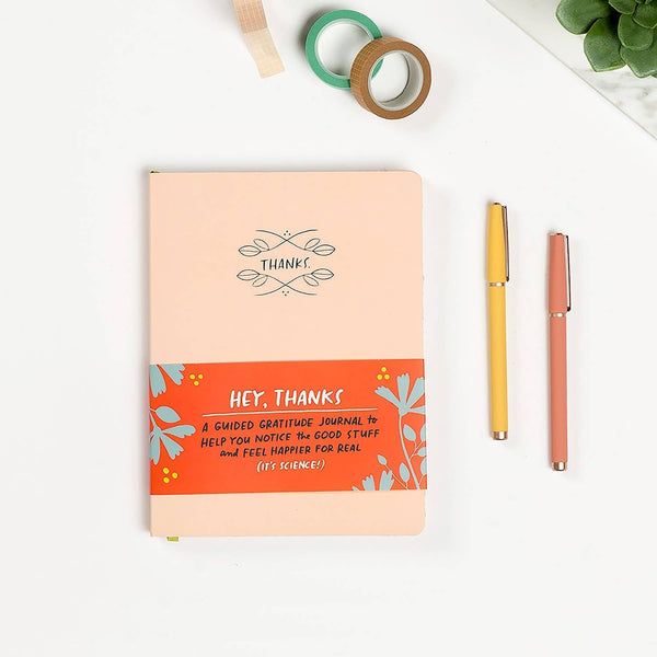 Hey, Thanks: A Guided Gratitude Journal - Freshie & Zero Studio Shop