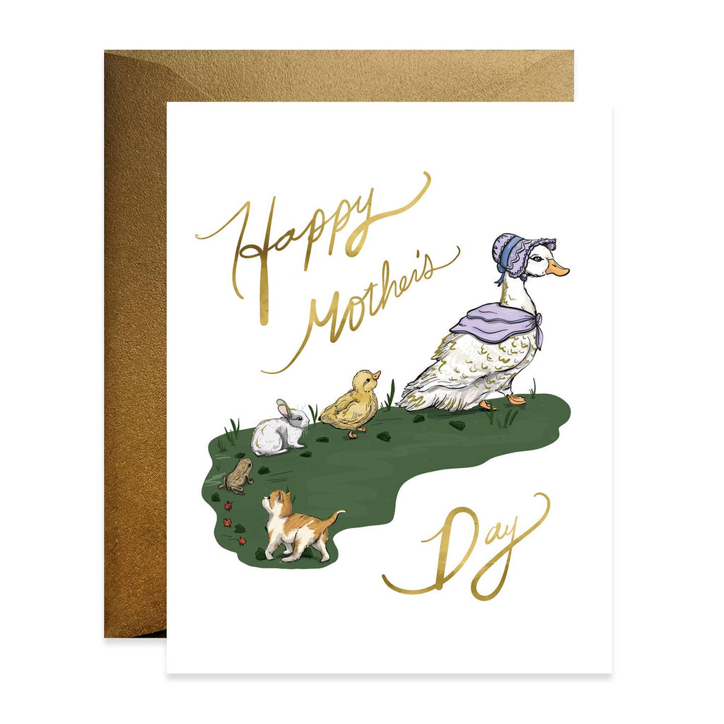 Mother Goose Mother's Day Greeting Card - Freshie & Zero Studio Shop