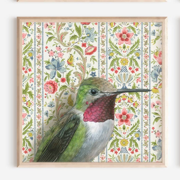 Ruby-throated Hummingbird - Fine Art Print - Freshie & Zero Studio Shop