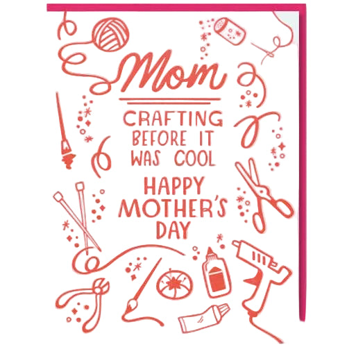 Crafting Cool Cute Funny Mother's Day Card - Freshie & Zero Studio Shop