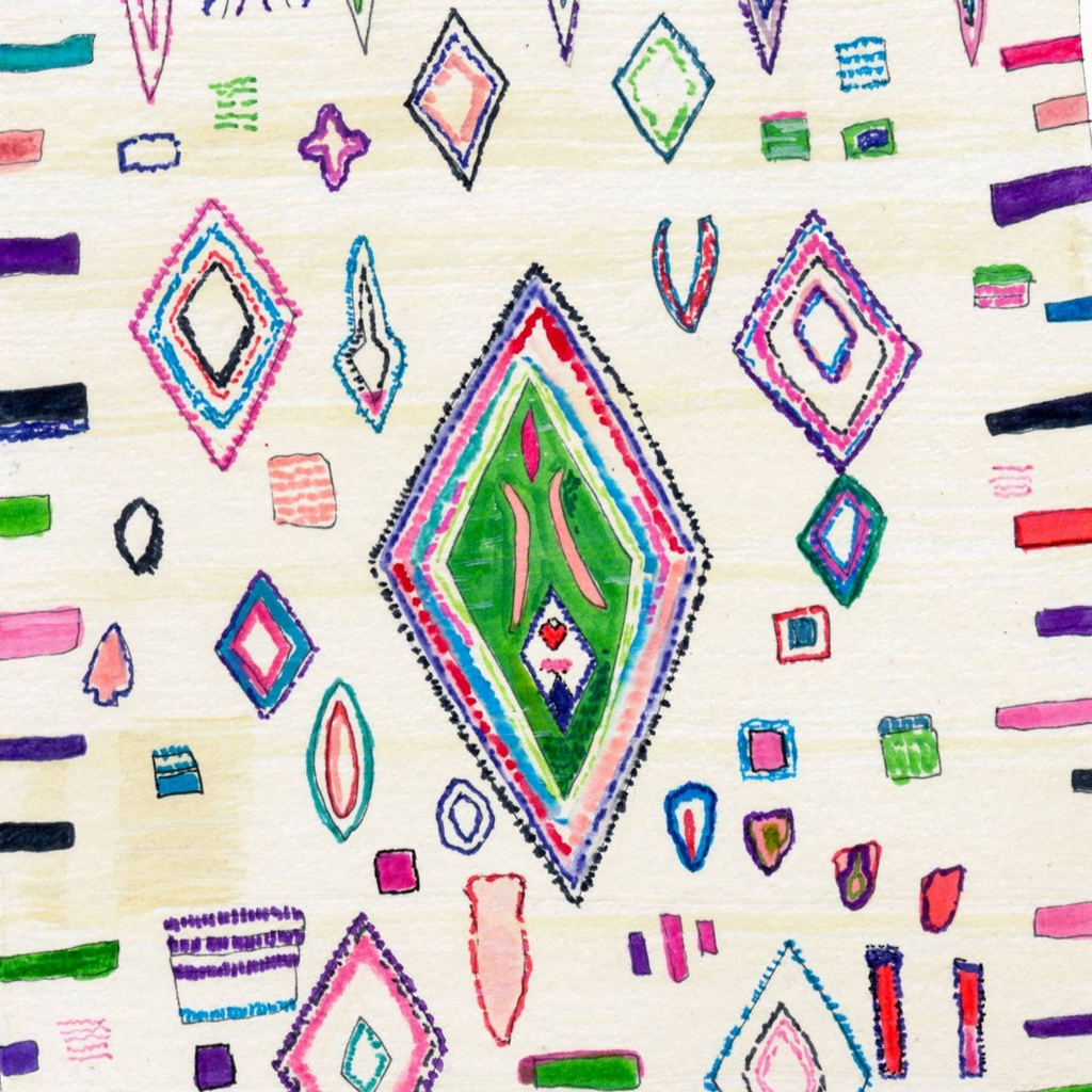 Snoogs & Wilde 5x7 Art Print - Rug No.15 - Freshie & Zero Studio Shop