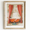 Princess Edwina Takes A Bath - 8.5" X 11" | Janet Hill Art Print - Freshie & Zero Studio Shop