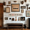 This Must Be The Place Felt Sign Banner - Freshie & Zero Studio Shop