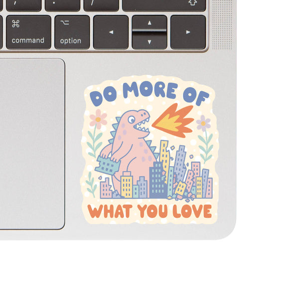 Do More of What You Love Monster Sticker - Freshie & Zero Studio Shop