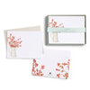 Set of 8 Autumn Berry Pitcher greeting notecards by E. Frances Paper, featuring floral illustrations on high-quality stationery.