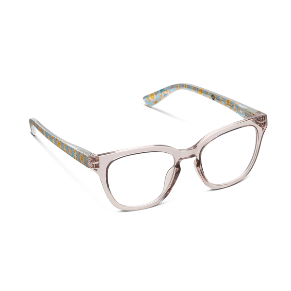 Peepers x Laura Park Reading Glasses: Nola - Gray/Chelsea Orange - Freshie & Zero Studio Shop