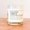 Golden Amber 7oz Just Bee Candle - Freshie & Zero Studio Shop
