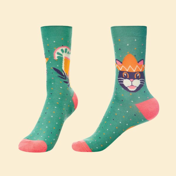 Mexicat Socks by Powder UK - Freshie & Zero Studio Shop