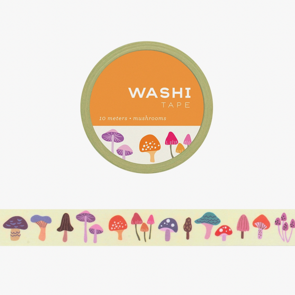 Washi Tape: Mushrooms - Freshie & Zero Studio Shop