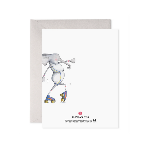 E. Frances Cards - Still Rollin Elephant - Freshie & Zero Studio Shop