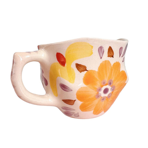 Floral Hand Painted Mug - Freshie & Zero Studio Shop