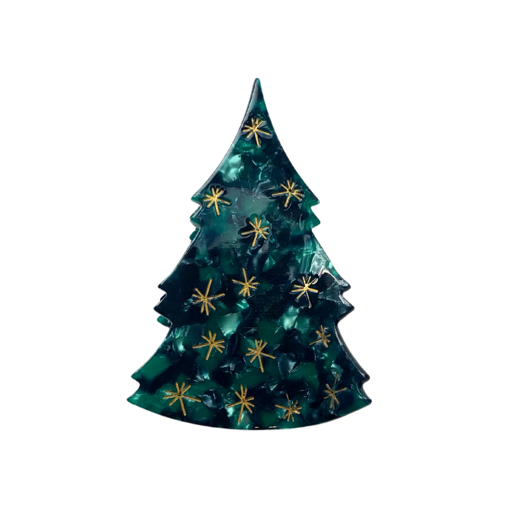 Christmas Tree Hair Claw Clip - Freshie & Zero Studio Shop