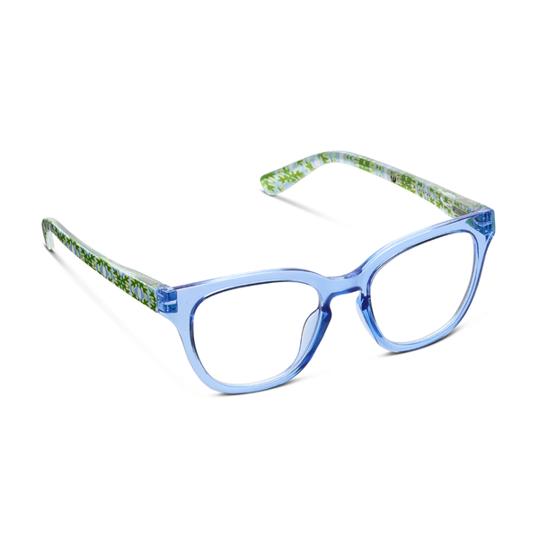 Peepers x Laura Park Reading Glasses: Nola - Blue/Après Ski - Freshie & Zero Studio Shop