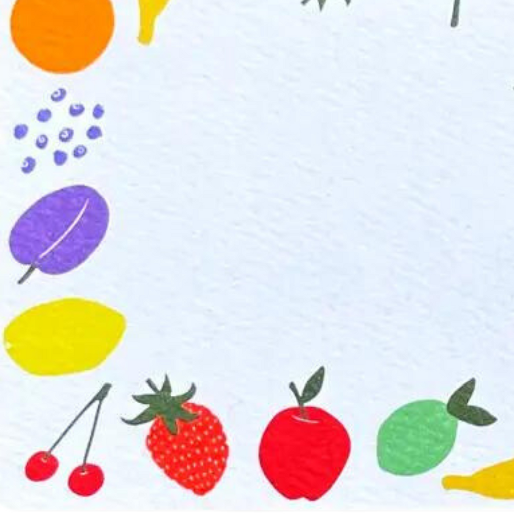 Small Square Notes: Fruit - Freshie & Zero Studio Shop