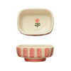 Flower & Stripes Footed Mini Bowl - Freshie & Zero Studio Shop