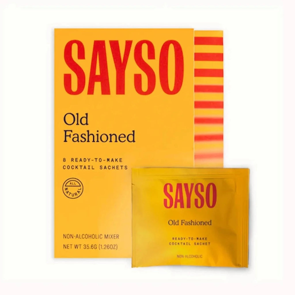Sayso Mocktail Mix - Old Fashioned - Freshie & Zero Studio Shop