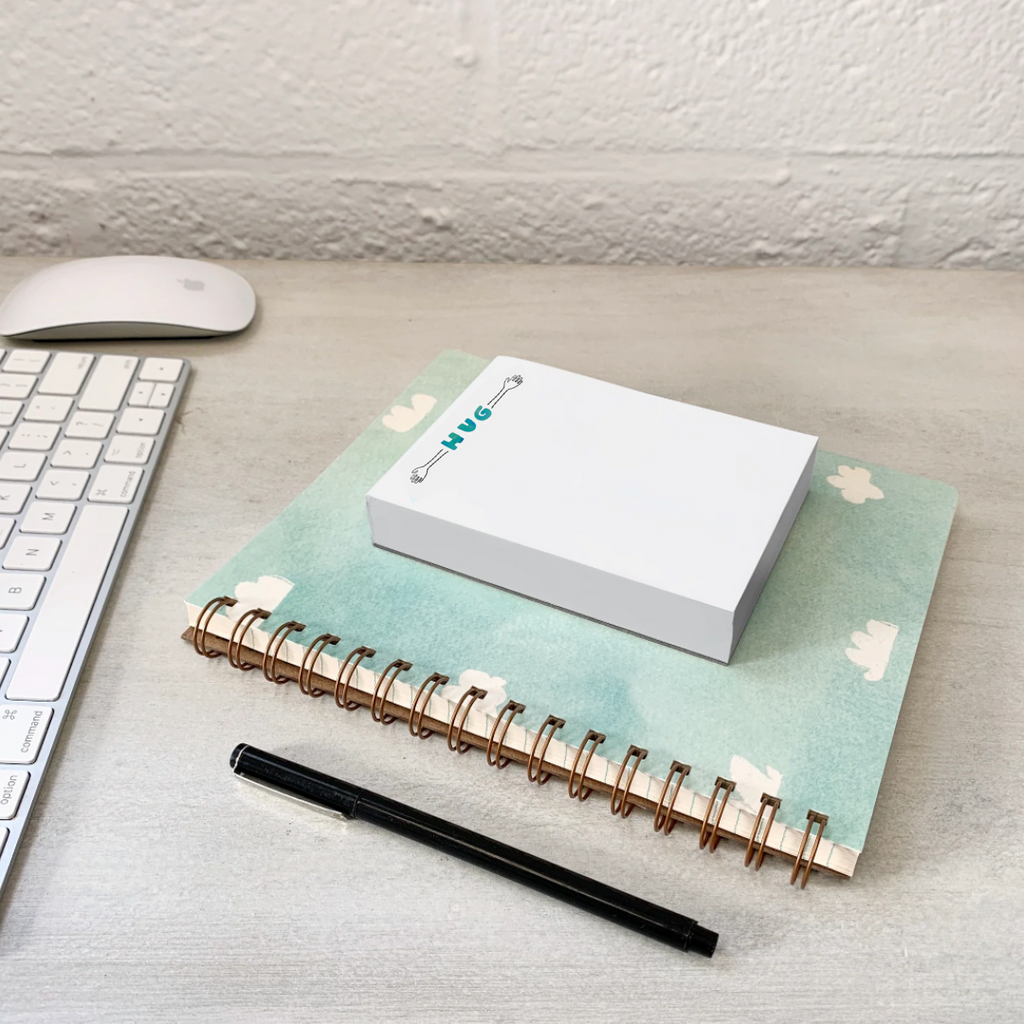 Hug Chunky Notepad by E. Frances - Freshie & Zero Studio Shop