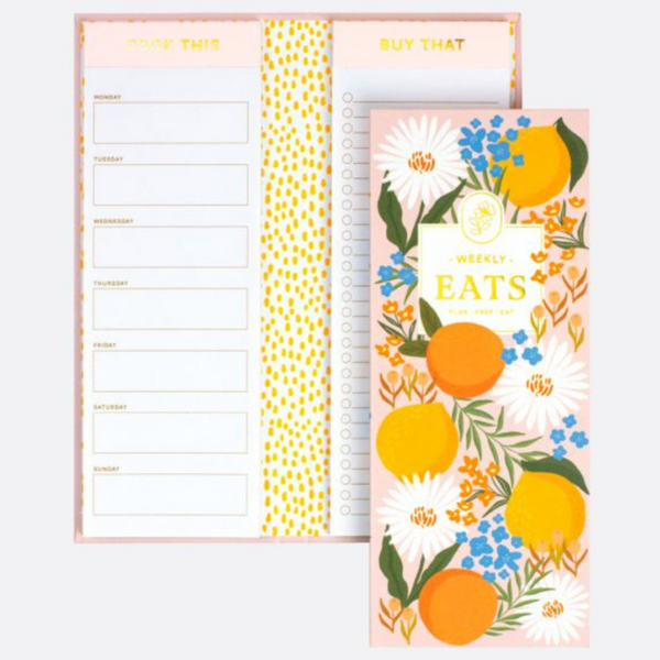 Citrus Florals Weekly Eats Check List - Freshie & Zero Studio Shop