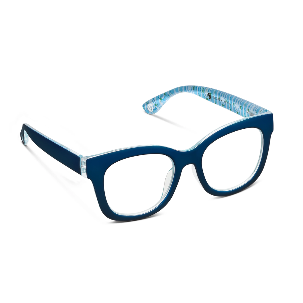 Peepers x Laura Park Reading Glasses: Center Stage - Navy/Chalet Charm - Freshie & Zero Studio Shop