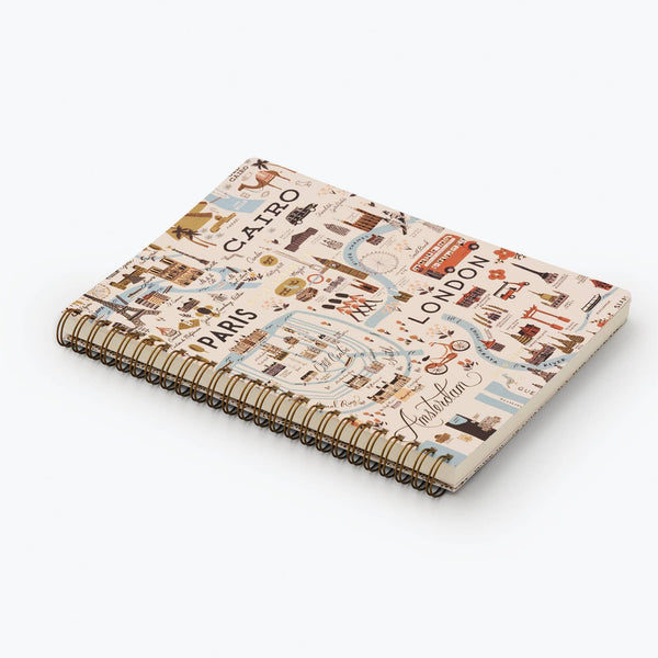 Boy Voyage Spiral Notebook by Rifle Paper Co - Freshie & Zero Studio Shop