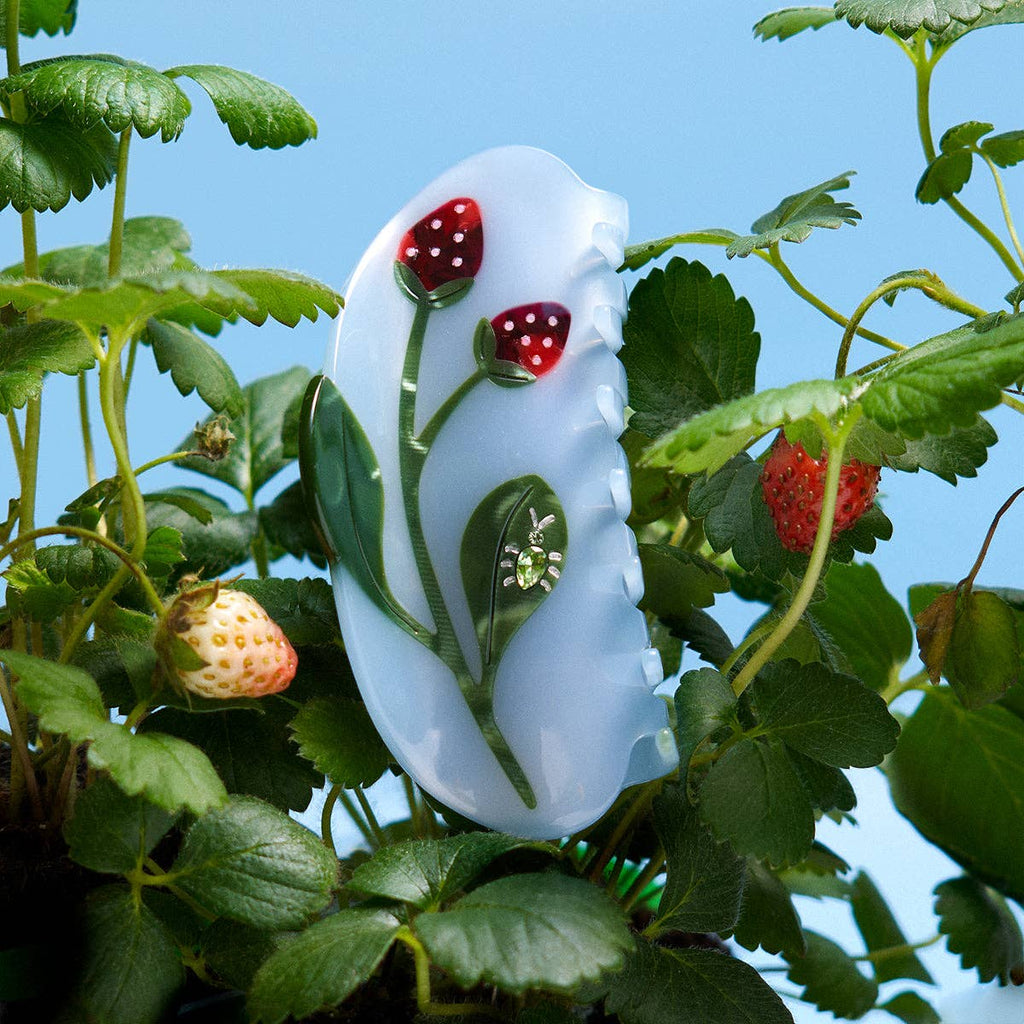 Forest Berry Strawberry Jewel Beetle Acetate Hiar Claw Clip - Freshie & Zero Studio Shop