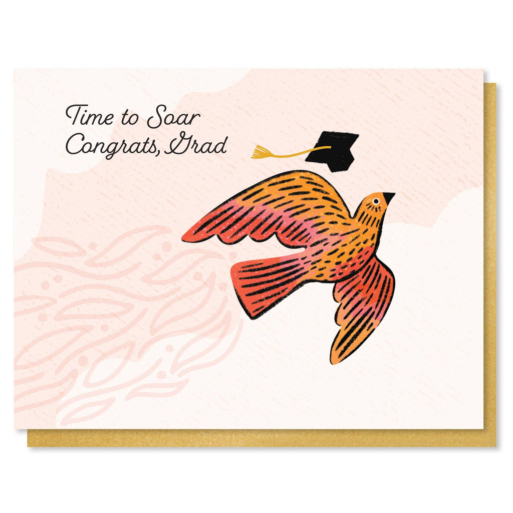 Time to Soar Grad Card - Freshie & Zero Studio Shop
