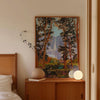 El Baker Art Yosemite National Park art print 8x10 poster showcasing scenic mountain landscape with trees and sky.