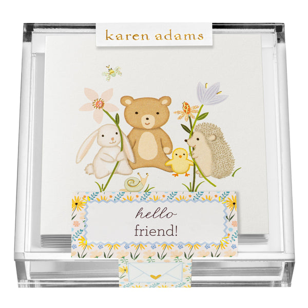 Little Animal Friends Gift Enclosure Card - Freshie & Zero Studio Shop