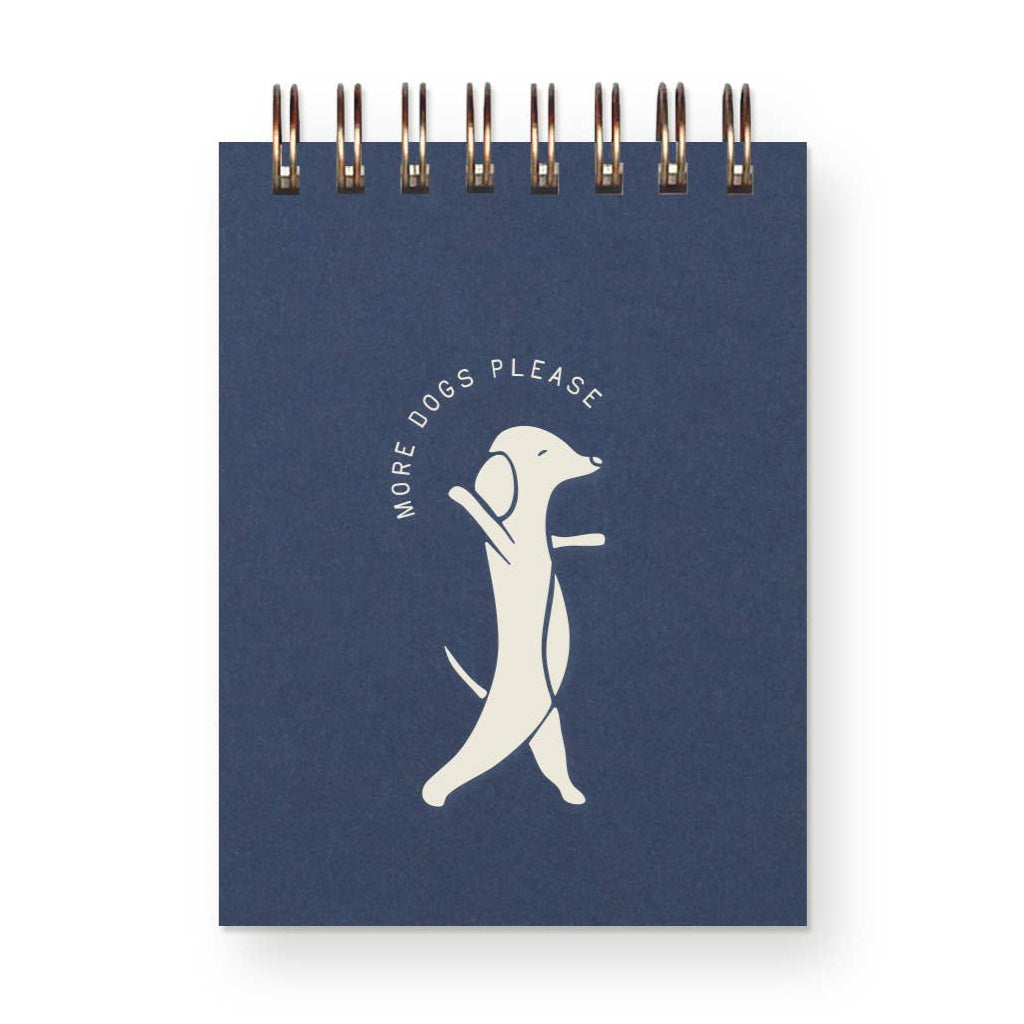 More Dogs, Please Mini Jotter Notebook - Freshie & Zero Studio Shop