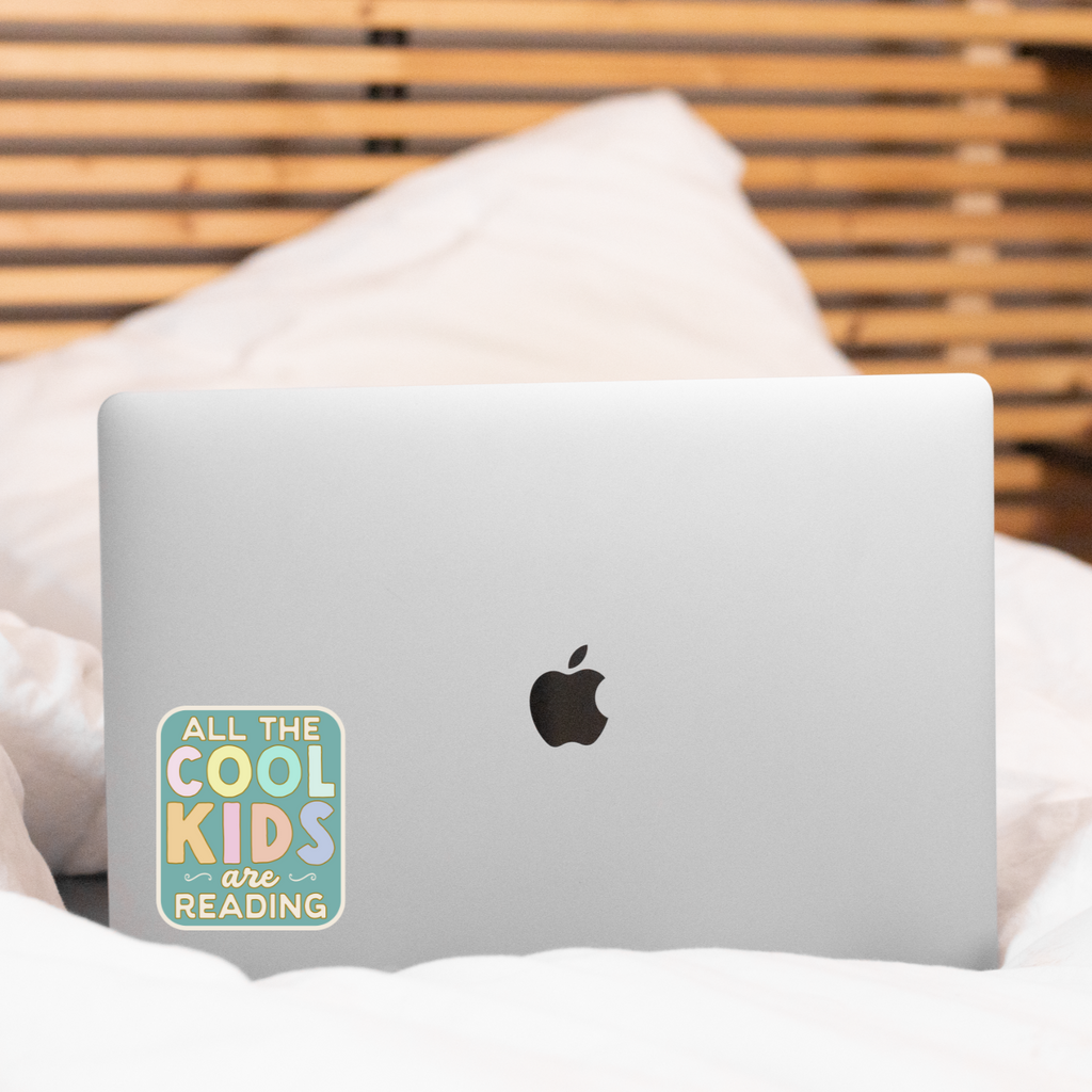 All the Cool Kids are Reading Sticker - Freshie & Zero Studio Shop