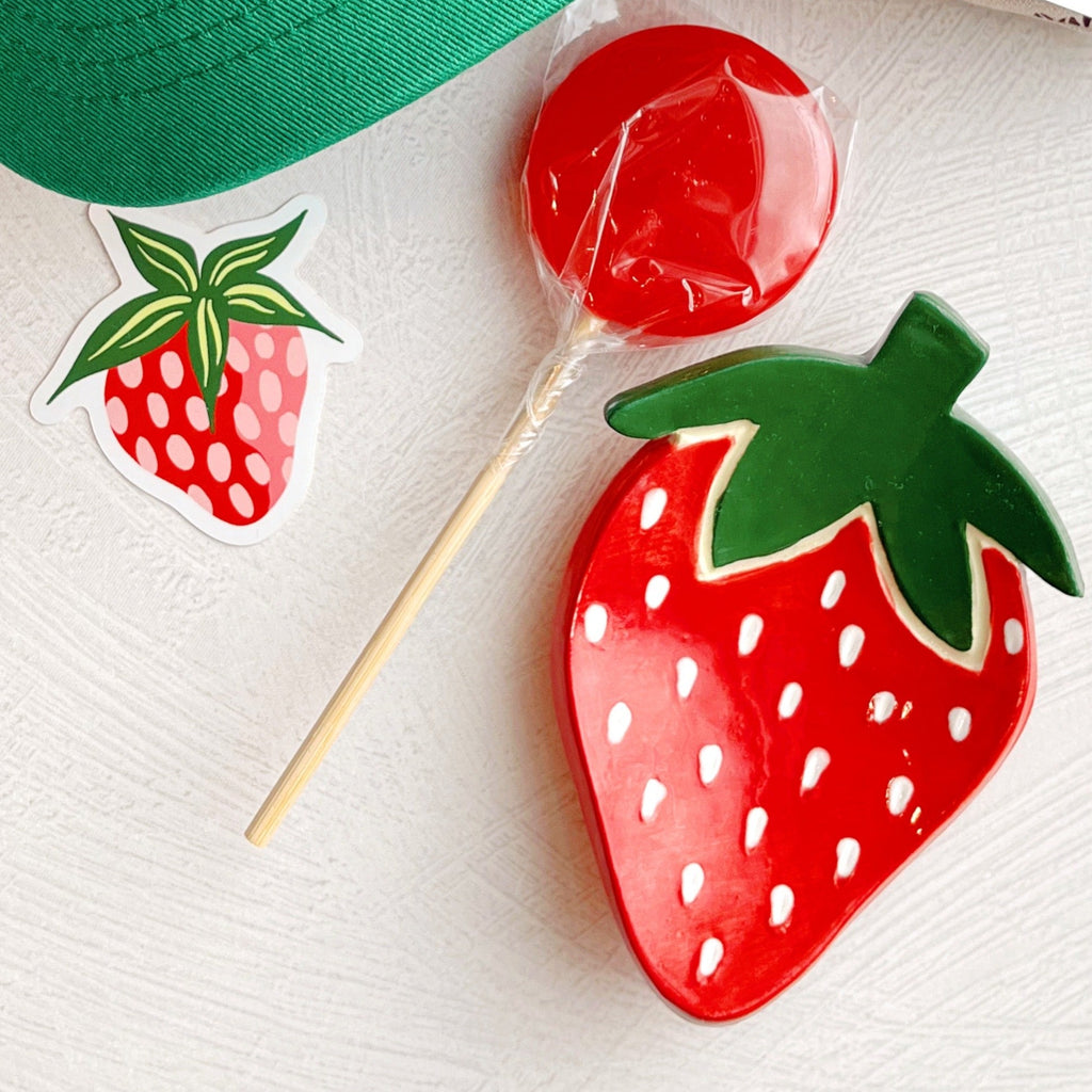 Little Strawberry Sticker - Freshie & Zero Studio Shop