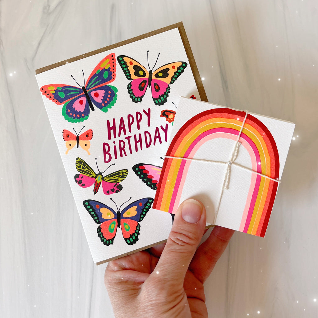 Small Square Notes: Neon Arches - Freshie & Zero Studio Shop