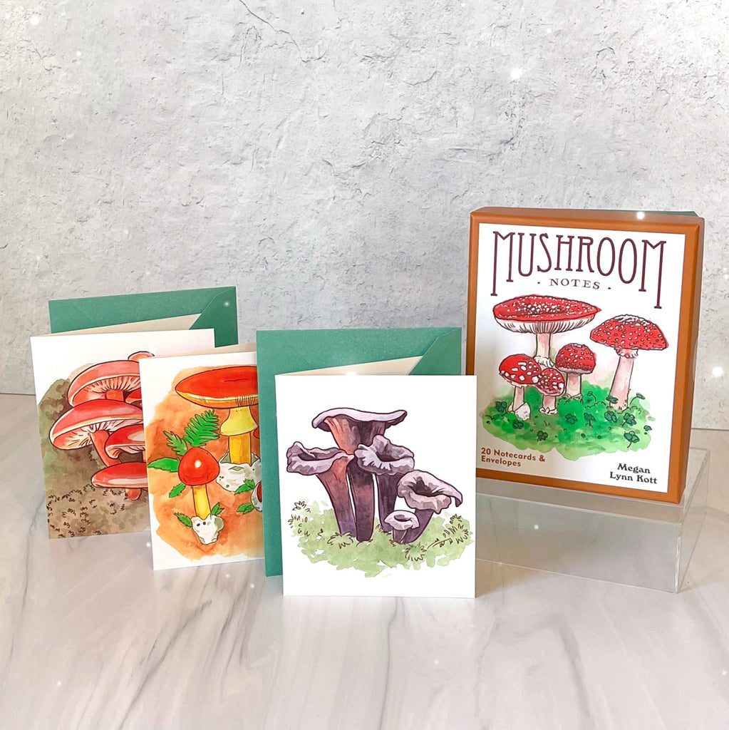 Mushroom Boxed Notecards - Freshie & Zero Studio Shop
