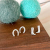 Tiny Stud Earrings: Silver Cowboy Boots - Freshie & Zero Studio Shop