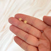 Tiny Stud Earrings: Gold Starburst - Freshie & Zero Studio Shop