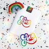 Love with Pride Sticker - Freshie & Zero Studio Shop