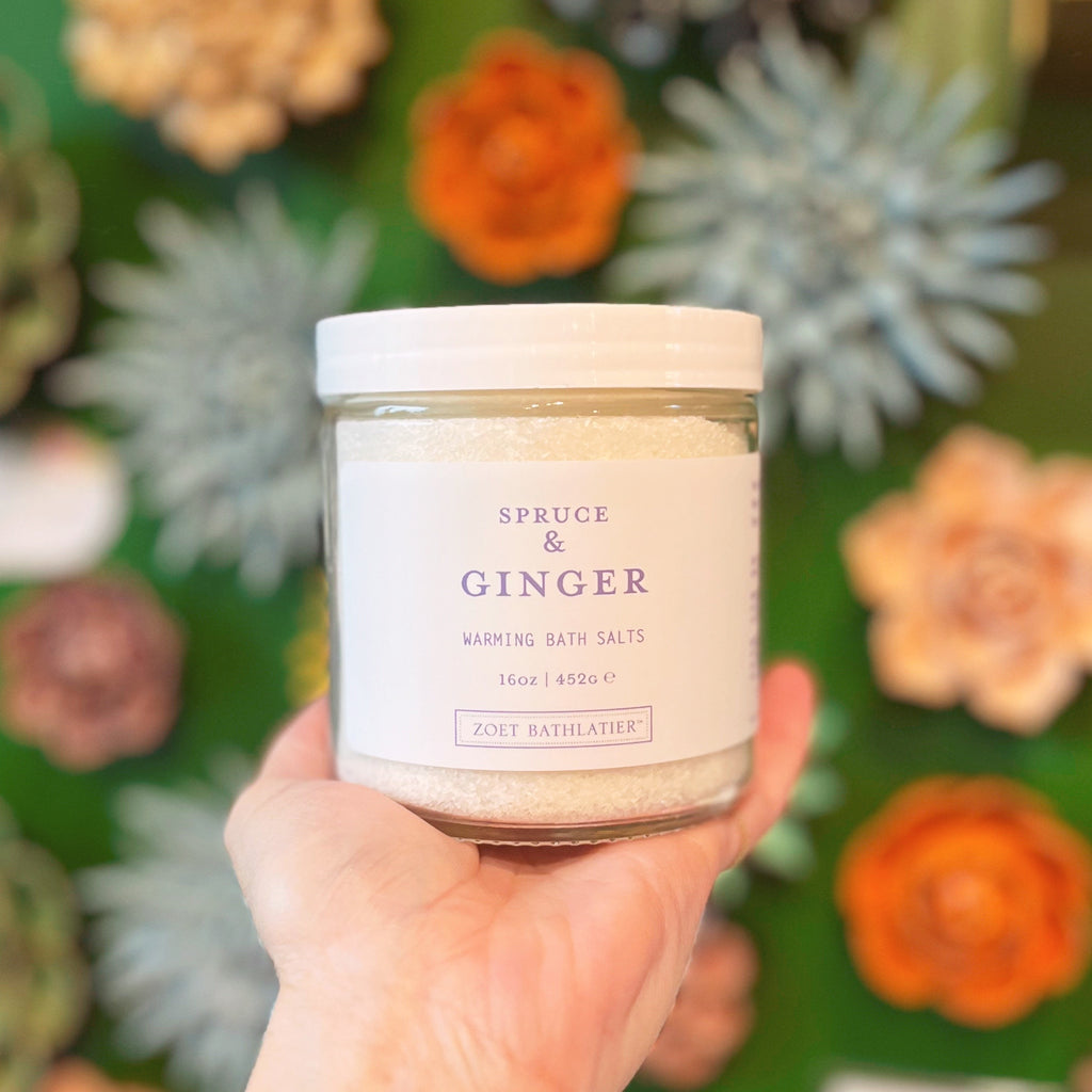 Spruce & Ginger Bath Salts - Freshie & Zero Studio Shop