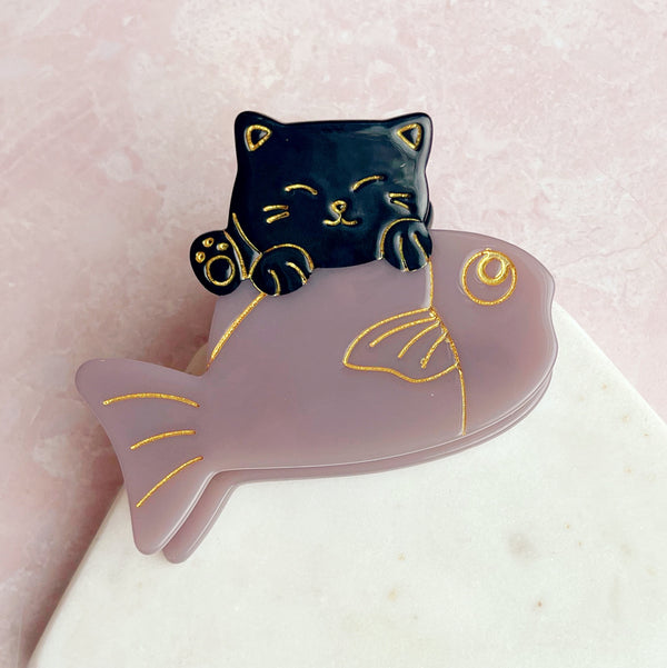 Cat Fish Hair Claw Clip - Freshie & Zero Studio Shop