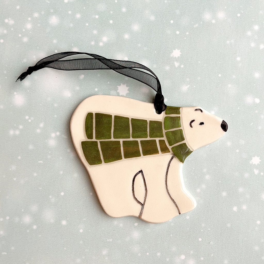 Heirloom Polar Bear Ornaments by Linda Johnson - Freshie & Zero Studio Shop