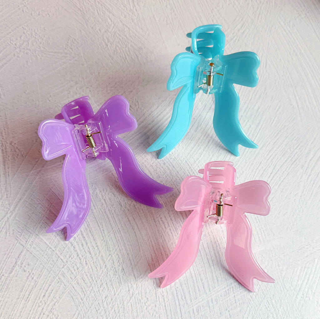 Bow Hair Claw Clip - Freshie & Zero Studio Shop