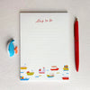 Ship to Do Boats Notepad - Freshie & Zero Studio Shop